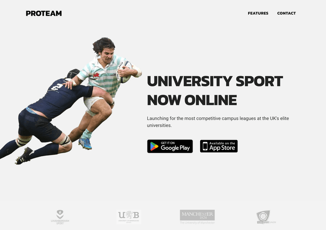 Platform for university sports